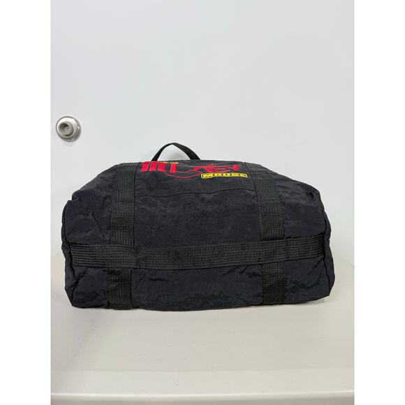 Mickey Mouse Disney Tote Bag Black Zipper Travel Zip Close Casual 18x12 Vintage - Picture 7 of 14